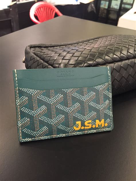 goyard cardholder dupe|authentic goyard wallet.